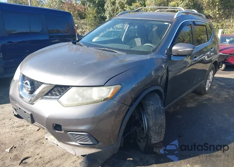 2015 Nissan Rogue Sv from USA, damaged, VIN 5N1AT2MV0FC839131